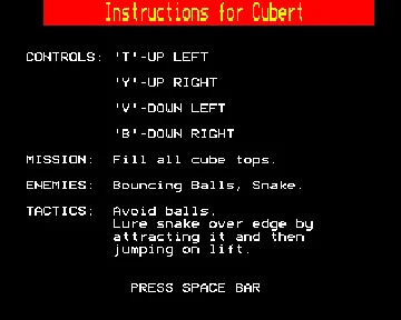 Cubert (1986)(Beebug)[CUBERT] screen shot title